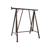 SET | with folding scaffold trestle | complete system | with additional aluminum ladder made of I-profile (part-no. 70703)